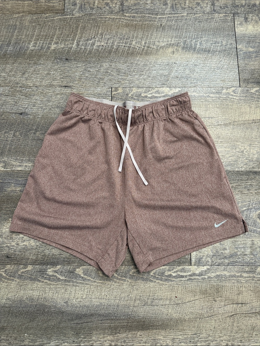 Nike Women's Maroon Attack Dri-FIT Mid-Rise Shorts
